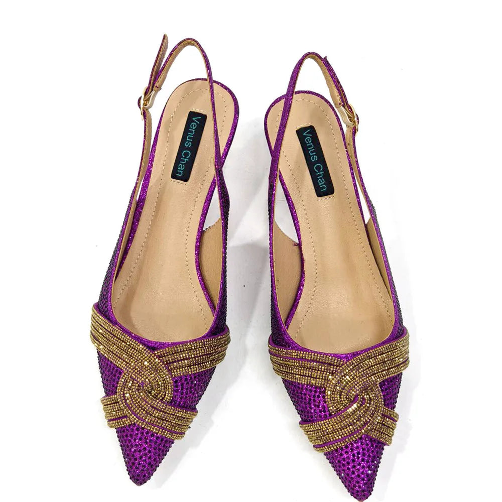 Zapatos y bolso de diseño italiano para mujer