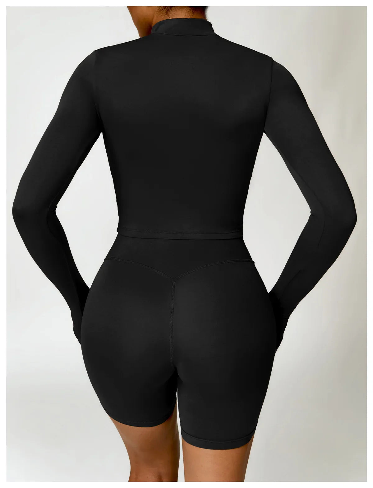 Chaqueta de mujer con cremallera completa y estilo deportivo