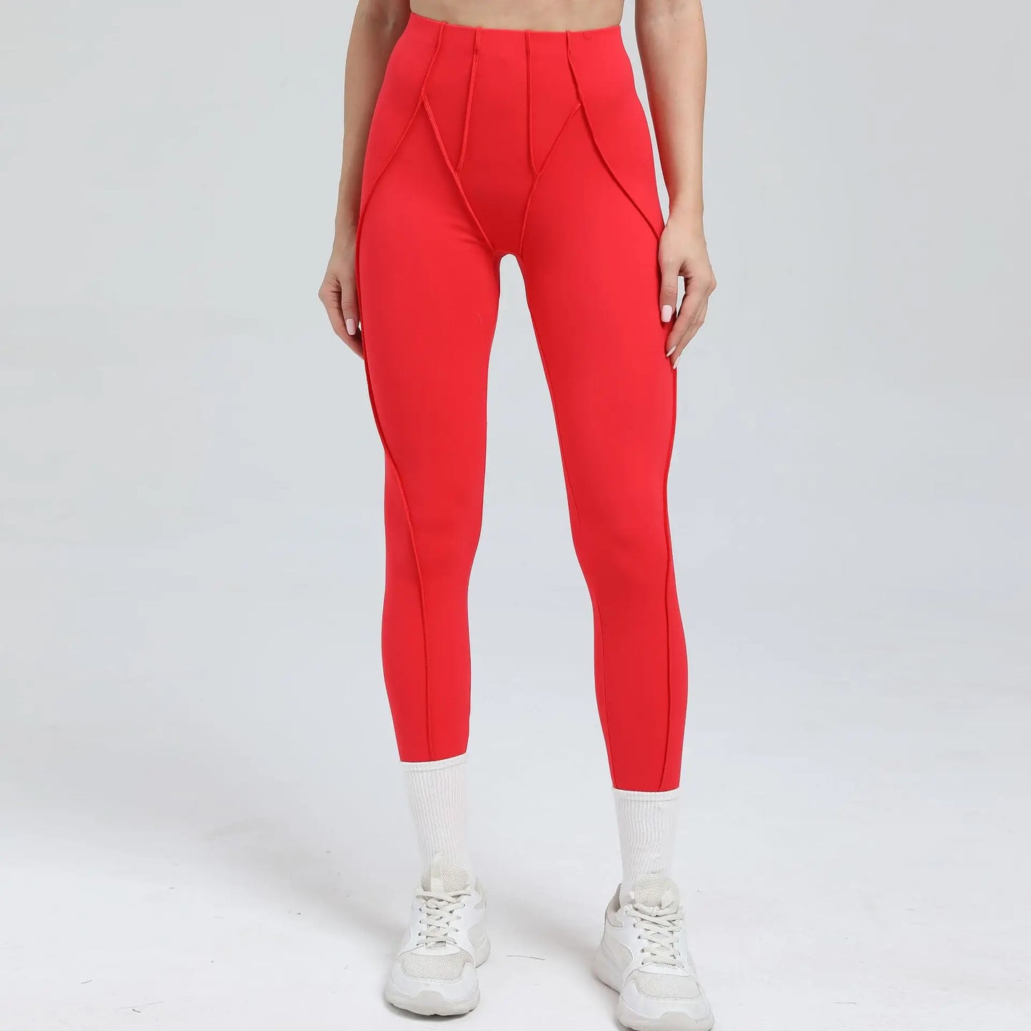 2-Piece Yoga Set – Open Back Sports Bra & High Waist Shorts