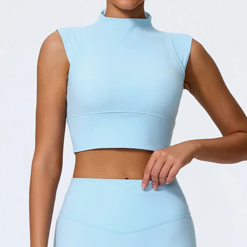 High Impact Gym Top Female Push Up Sports Bra Yoga Clothing Sports Vest Women Workout Crop Top Female Shockproof Brassiere Women