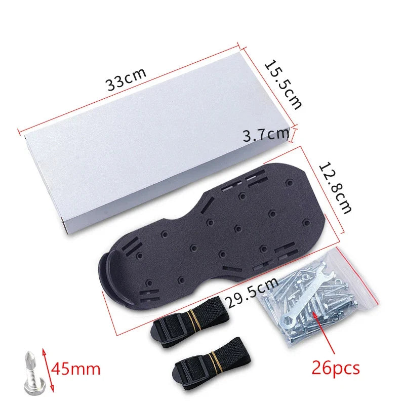 Reusable Lawn Aerator Shoes Manual Lawn Aerator with Spike Adjustable Spiked Aerating Sandals Anti-Slip Lawn Aerator Sandals