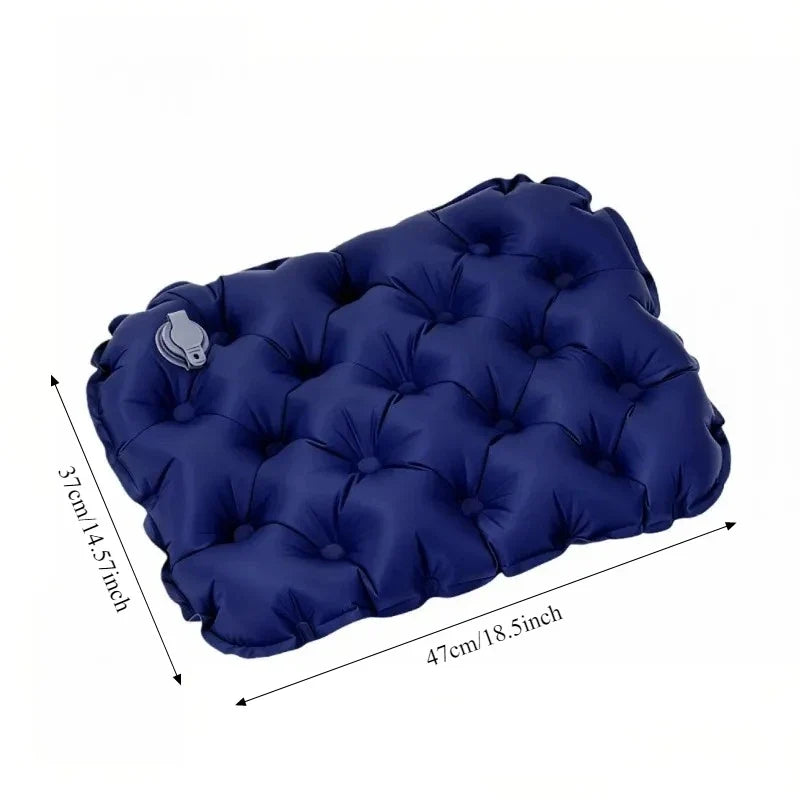 Outdoor Camping Travel Hiking Portable Inflatable Cushion Moisture-proof Waterproof Ultra-light Anti-bedsore Air Cushion