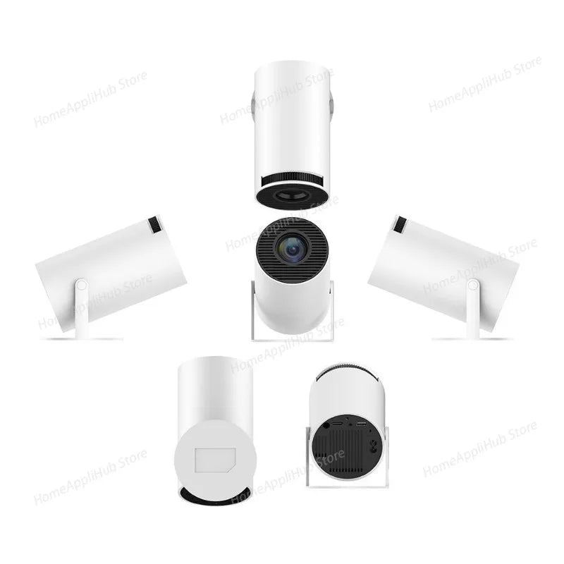HY300 Home Projector 4K Portable LCD Ultra HD Wall Projection Wireless Screen Mirroring Android 1080P