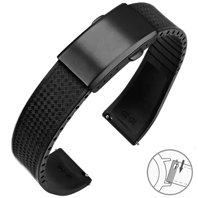 COROS PACE & APEX FKM Rubber Band with Folding Clasp