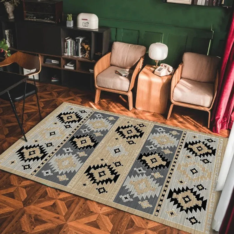 Bohemian Style Non-Slip Rug Pastoral Persian Style Non-Slip Doormat