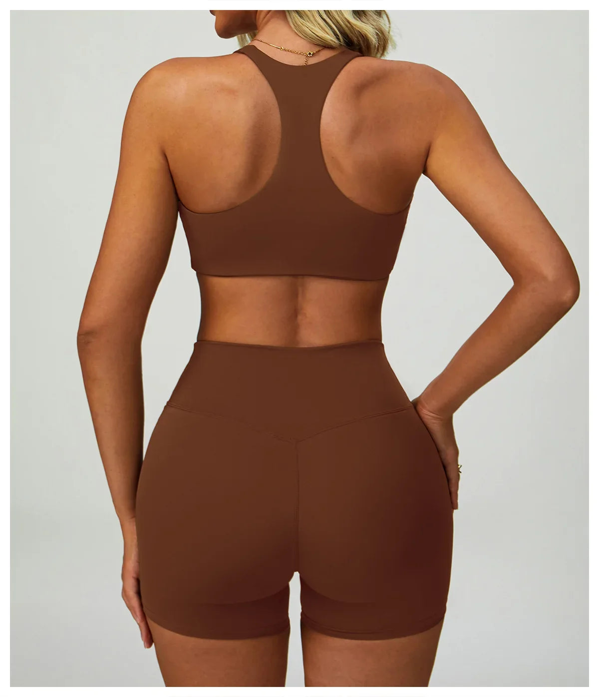 2/3-Piece Activewear Set – Sports Bra & High Waist Leggings