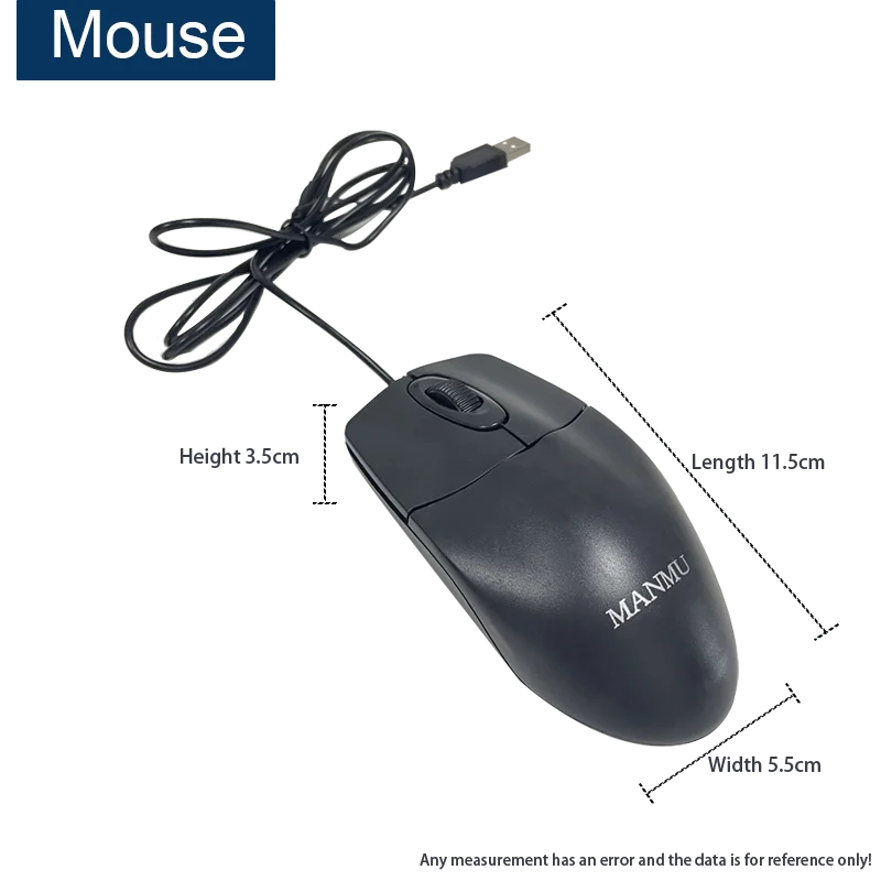 MANMU Office Wired Keyboard Gaming High Quality Keyboard And Mouse Set Keyboard Gaming Setup