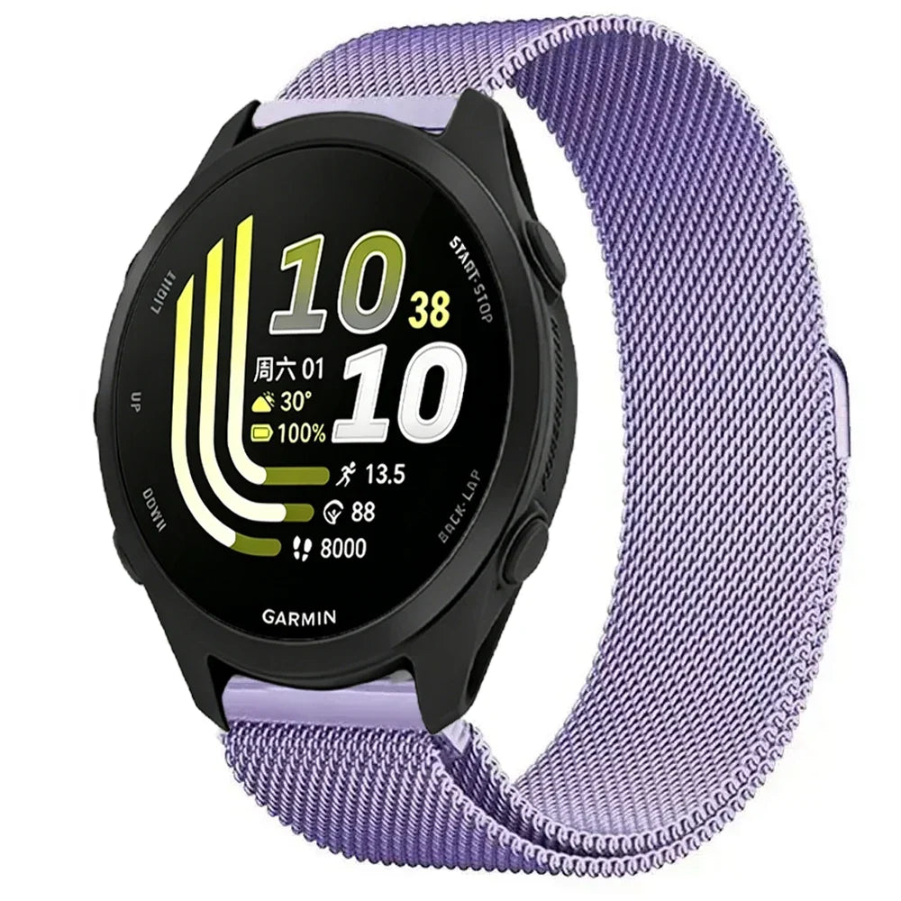 Garmin 20/22mm Quick Release Magnetic Milanese Band
