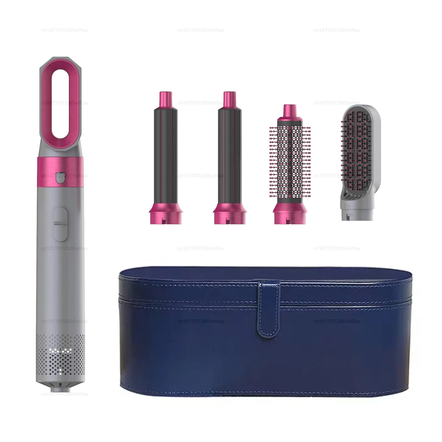 5 In 1 Styling Hair Dryer Electric Comb Negative Ion Professional Automatic Comb Curly Hair Straight Hair Comb Styling Tool