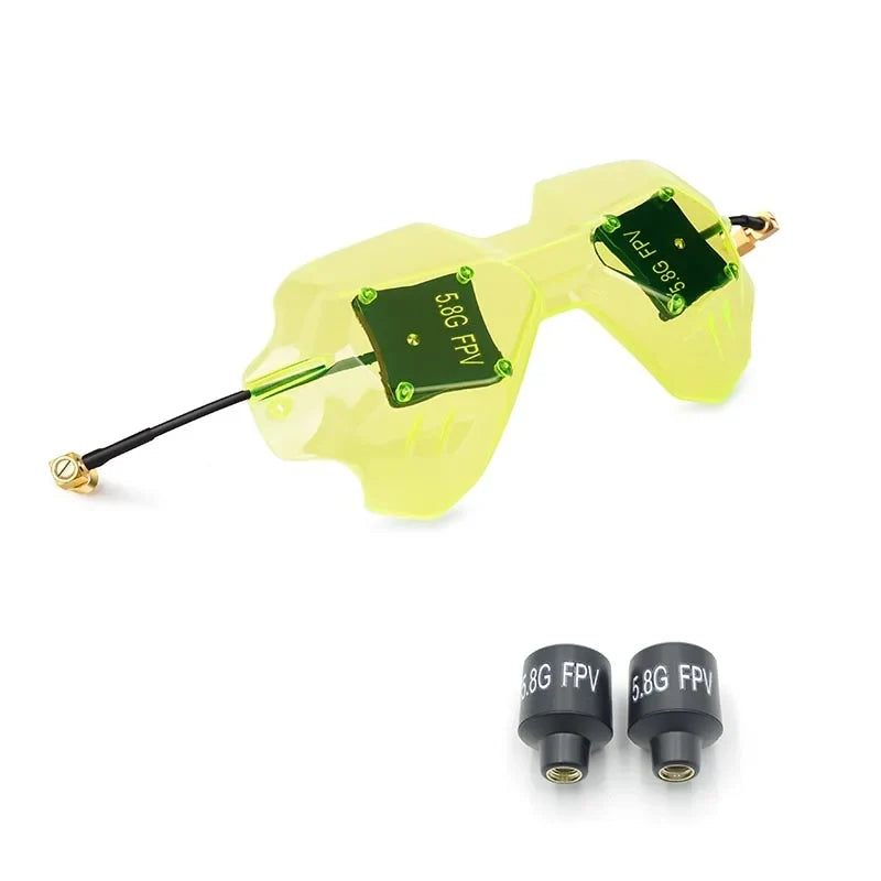 5.8 GHz Directional Antenna Protective Shell with Stubby High Gain Antenna Combo Set HD for DJI FPV Goggles V2