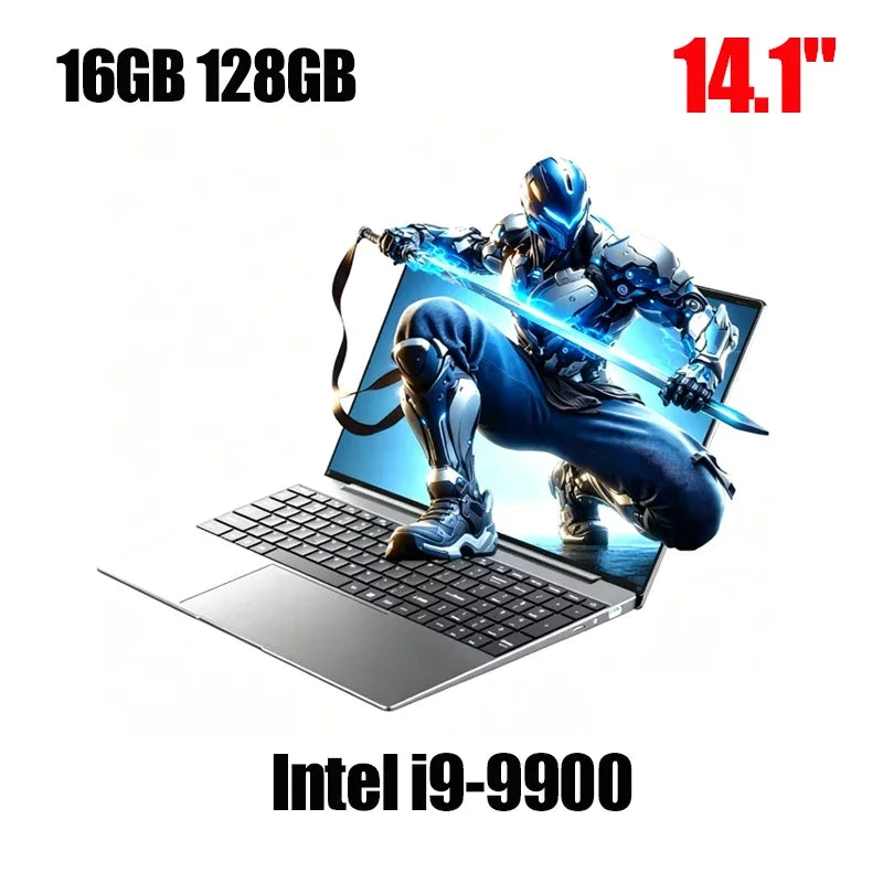 14.1" Gaming Laptop Intel Core I9-9900 32gb+2tb Windows 11 1920x1080