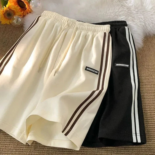 Striped Wide Leg Shorts