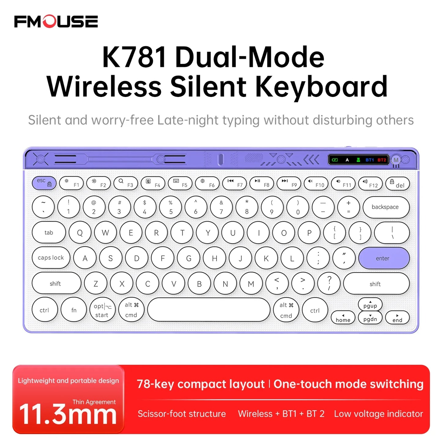 Bluetooth Wireless Keyboard Mouse Set Laptop Silent Button Charging Portable Mini Wireless Keyboard Office Typing