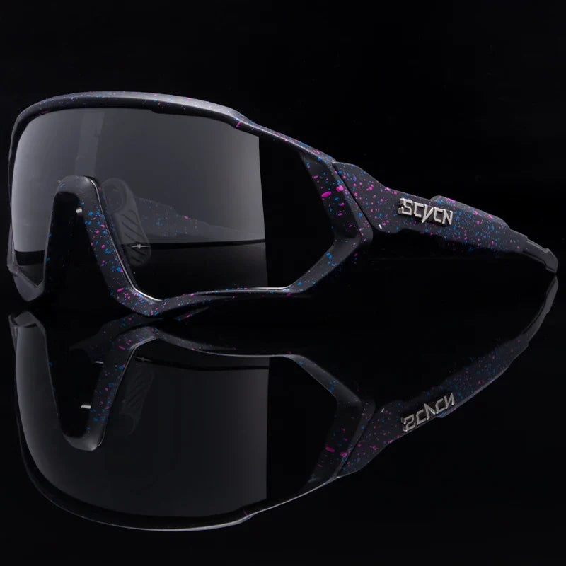 SCVCN Fashion Road Bicycle Glasses UV400 Photochromic Sunglasses MTB Men Women Sports Protection Eyewear Runing Cycling Goggles