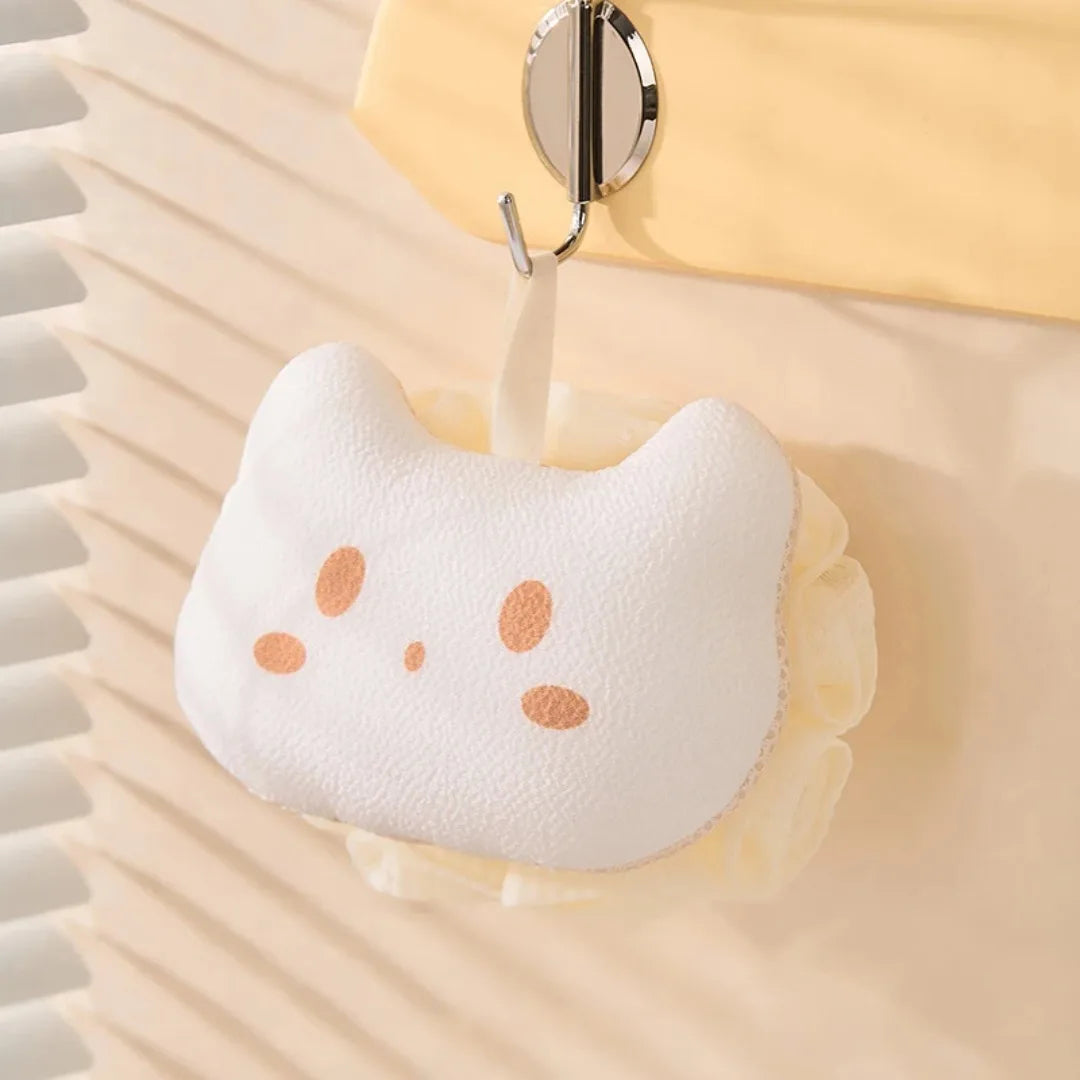 Esponja y exfoliador corporal Kawaii