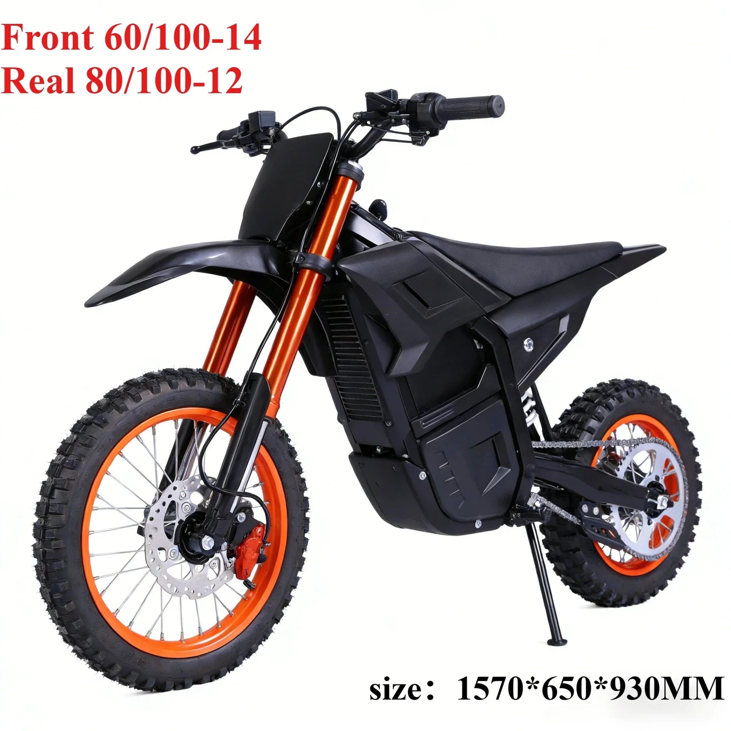 New Off Road Motorcycle Speak 6000W Powerful Motor 72V25AH Battery 75km/h Electric Bicycle 17inch Tire Mountain Electric E-bike