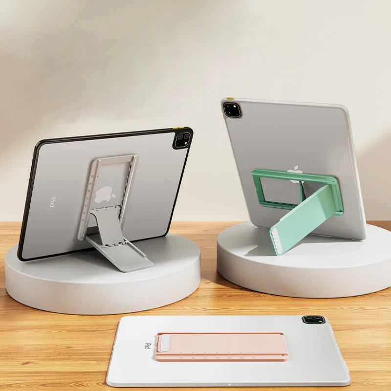 Portable Tablet Stand Foldable Storage Portable Sticky Creative Tablet Bracket for Ipad Desktop E-Reader Bracket Tablet Holder