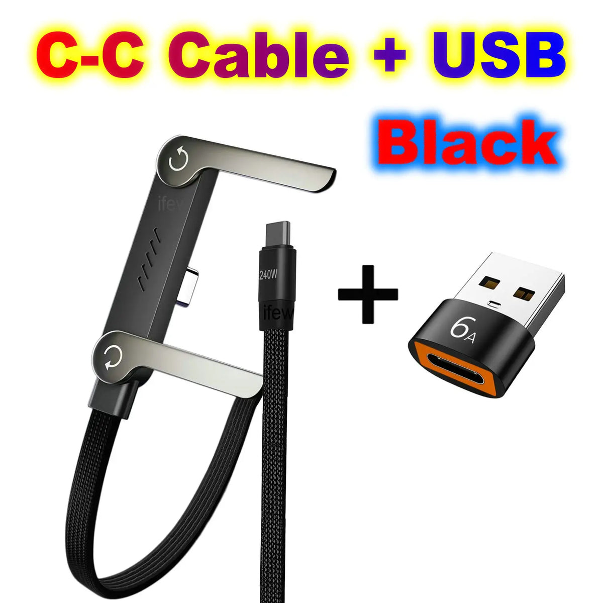 USB Type C Flat Phone Charger Fast Charging Cable C Kick Cable Stand Invisible Support Foldable Holder Charge Bracket For iPhone