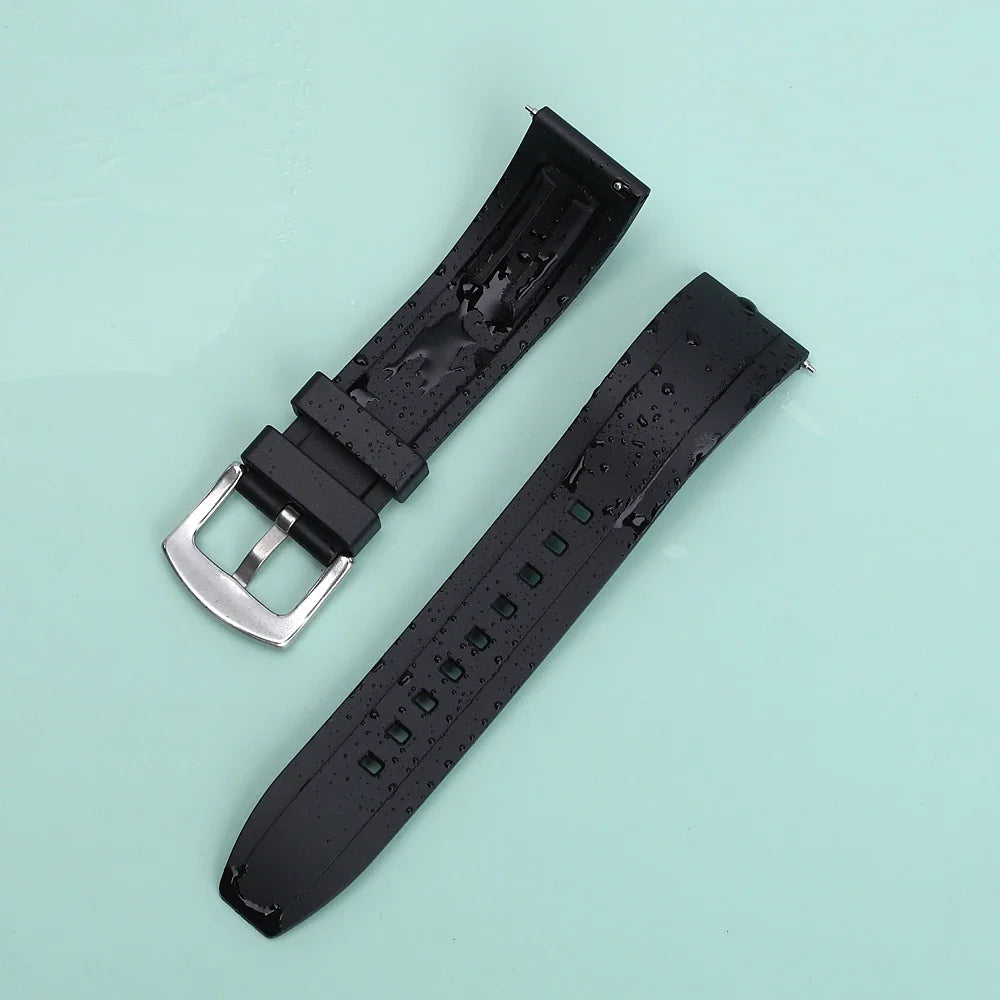 Suunto Race, Vertical & 9 Peak Grooved FKM Rubber Band