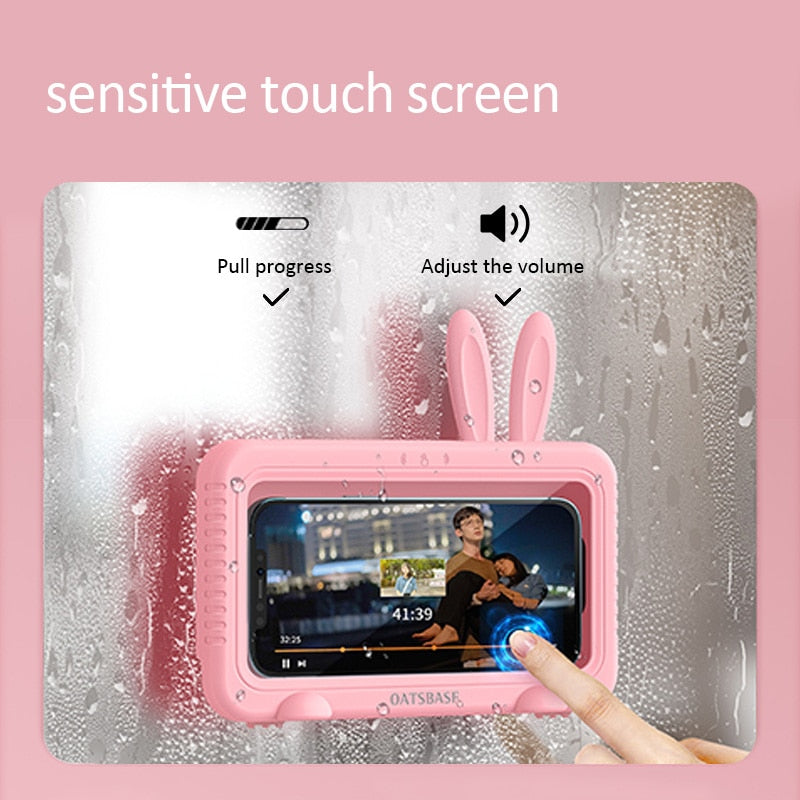 Funda impermeable para teléfono para baño