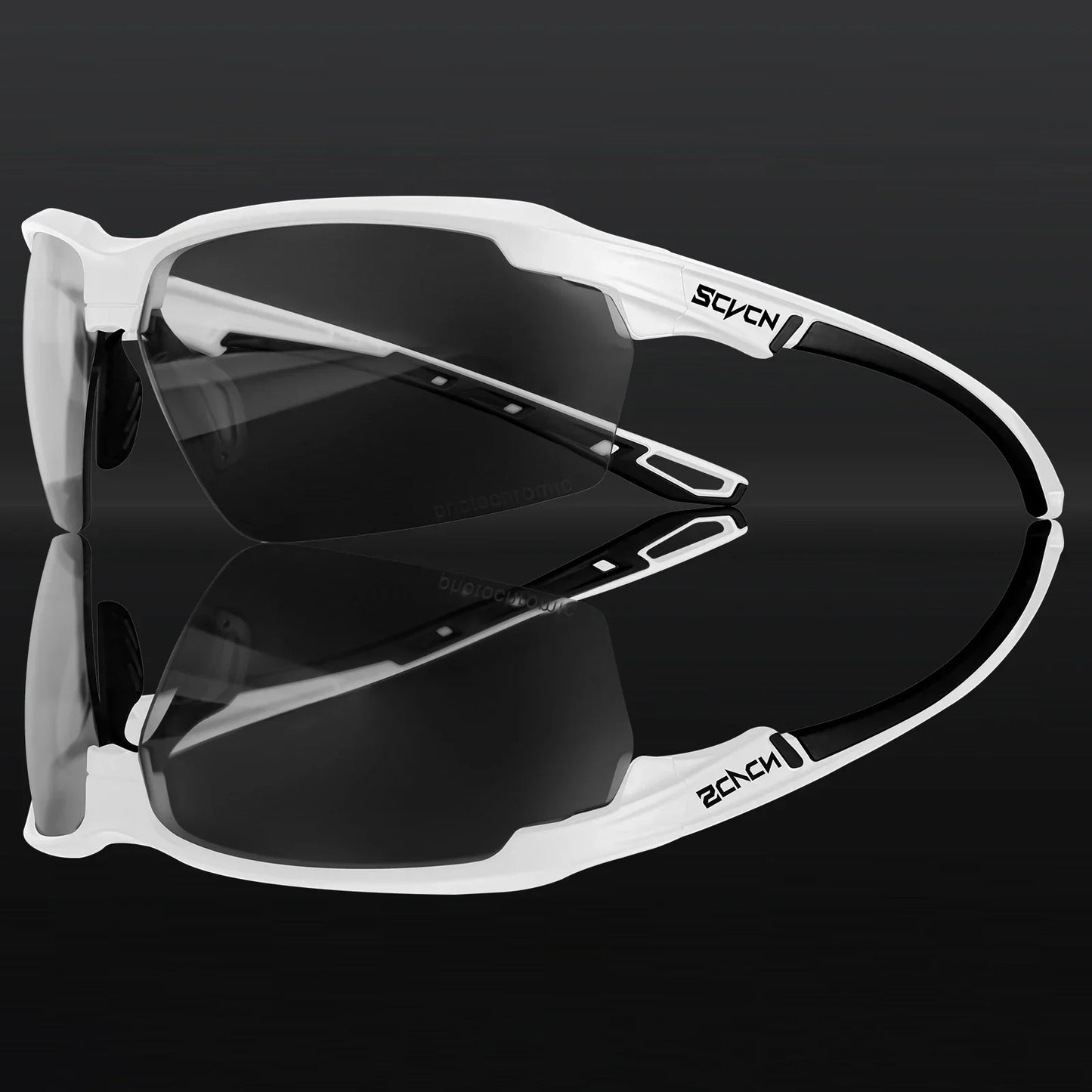 SCVCN Photochromic Glasses Cycling Sunglasses UV400 Hiking Goggles Men Outdoor Sports Glasses Women Driving Bicycle Bike Eyewear