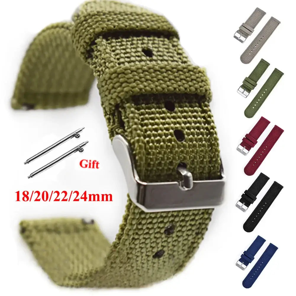 Huawei Watch & Watch GT Woven Nylon Band with Buckle Options