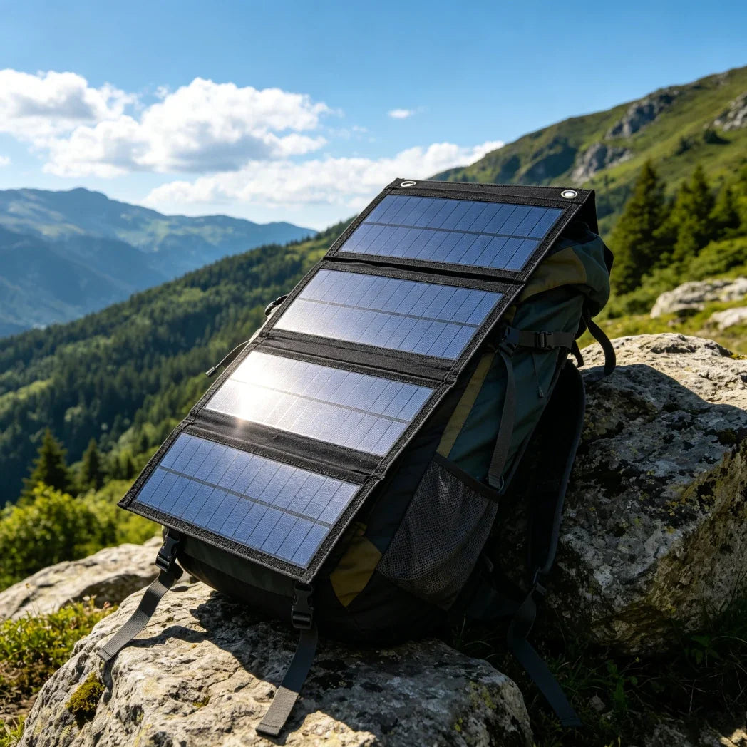 Backpack Pocket Carry Portable Foldable Waterproof Solar Charger 25W 100W Dual USB Travel Emergency Gear For Smartphone Tablet