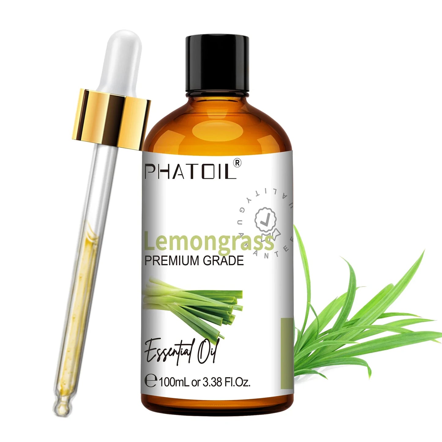 PHATOIL Natural Essential Oil for Diffuser Candle Making-100ml Sandalwood Eucalyptus Citronella Lavender Vanilla Essential Oils