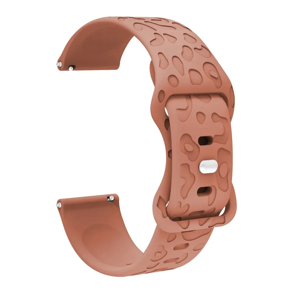 Huawei Watch & Watch GT Leopard Print Silicone Band