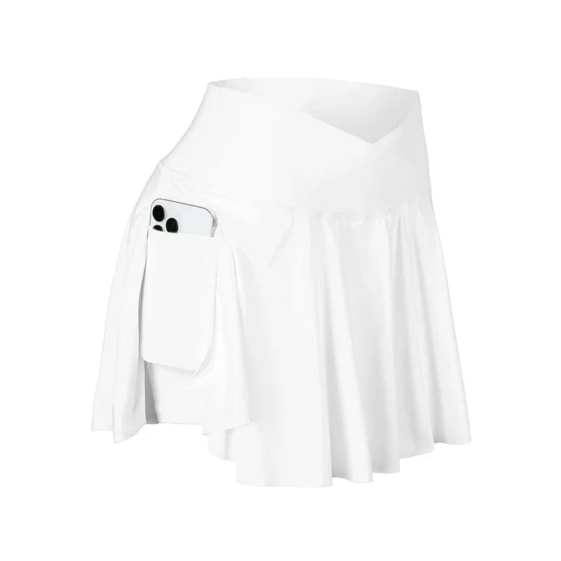 Women's 2 in 1 Tennis Skort with Pockets