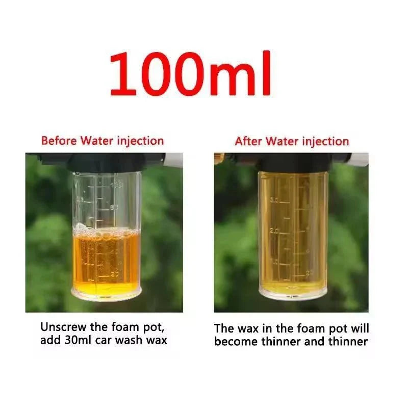 Garden Lawn Watering Hose Nozzle Foam Lance Portable Automobiles Cleaning Tool High Pressure Sprinkler Water Gun Car Washers