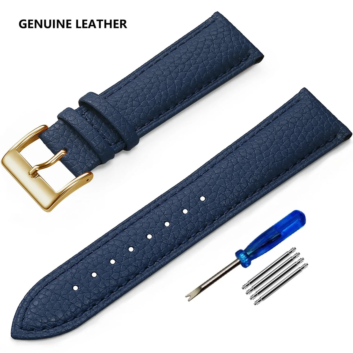 OnePlus Watch Grained Leather Band, Spring Bars & Tool