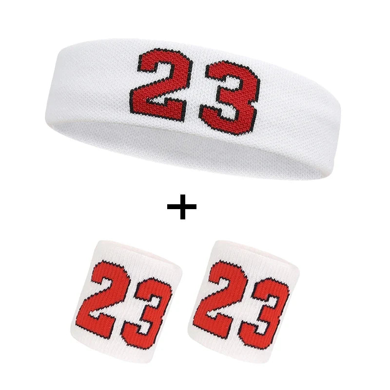 Cotton Sports Headband with Wrist Guard