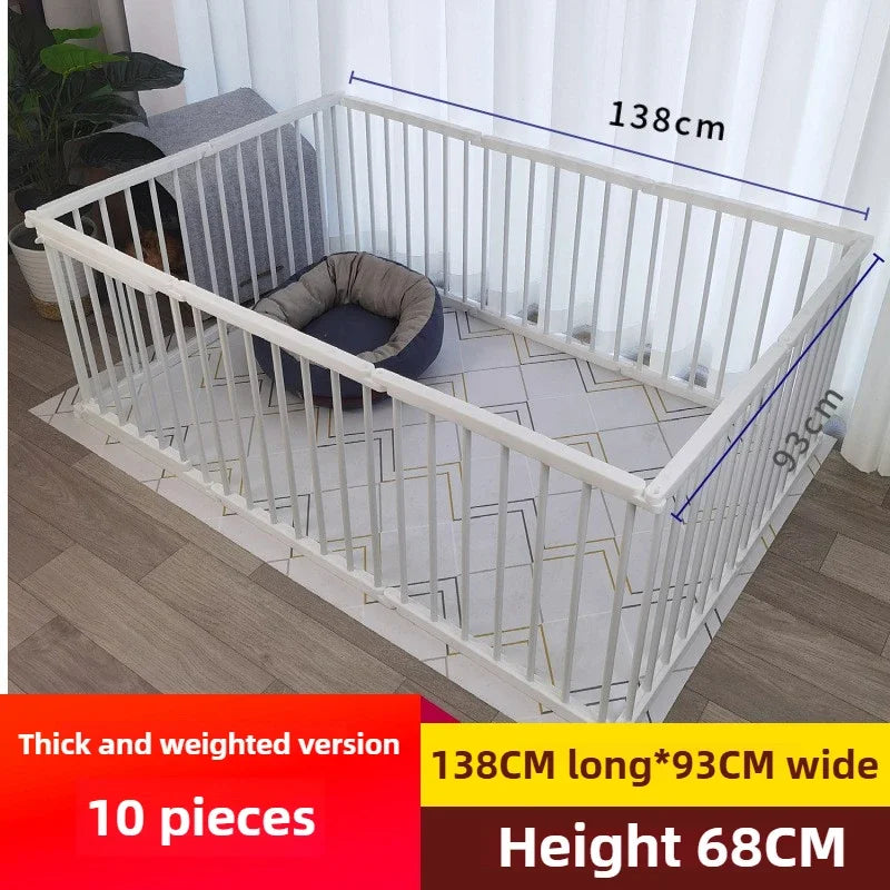 68CM in High Dog Fence Barrier Indoor DIY Poodle Teddy Fences Freely Combined Thickened Rabbit Cage Spliced Pet Guardrails