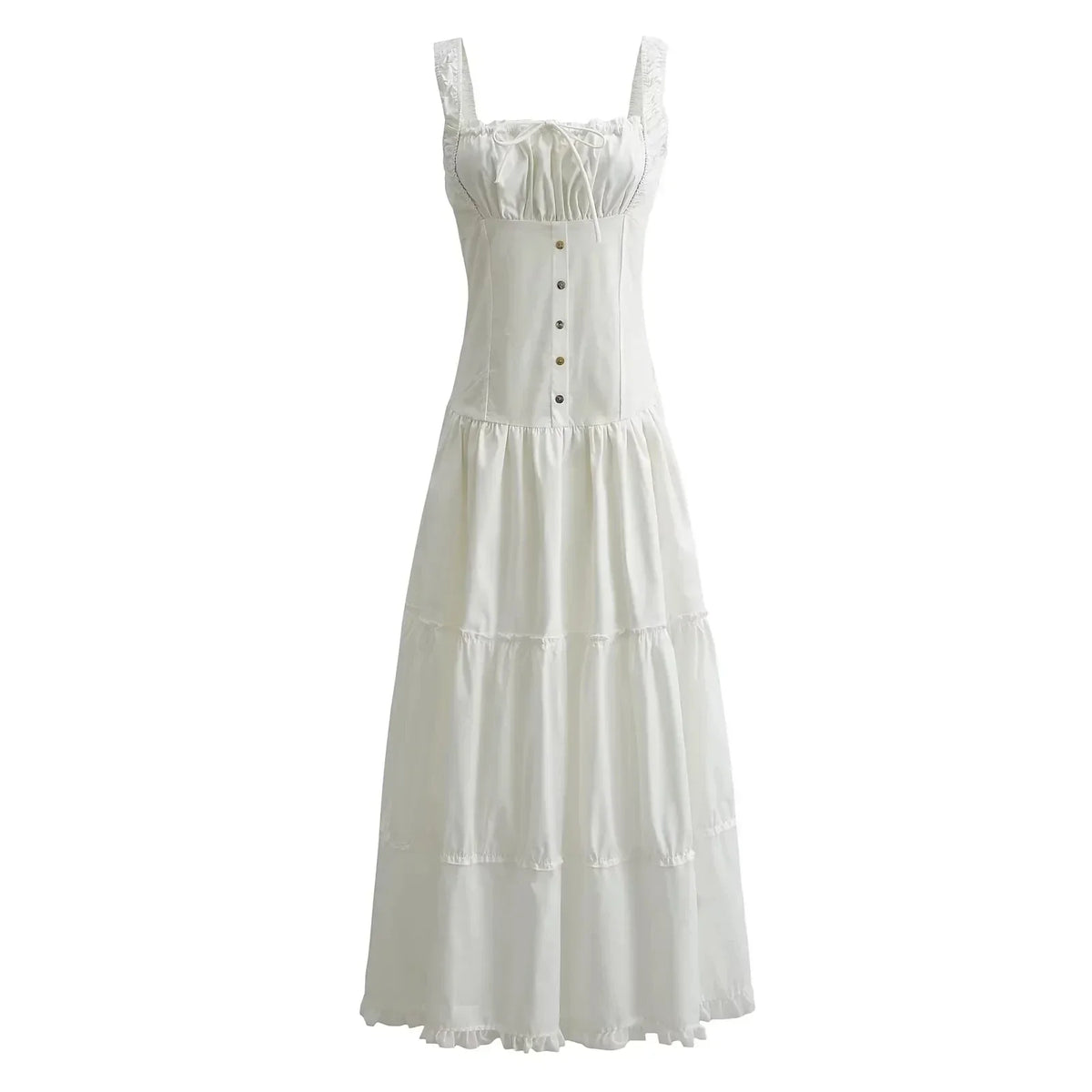 Bowknot White Summer Women's Dress Elegant Tank Beach Long Sundress Vestidos Sleeveless Holiday Chic Black Slim Maxi Dress 2025