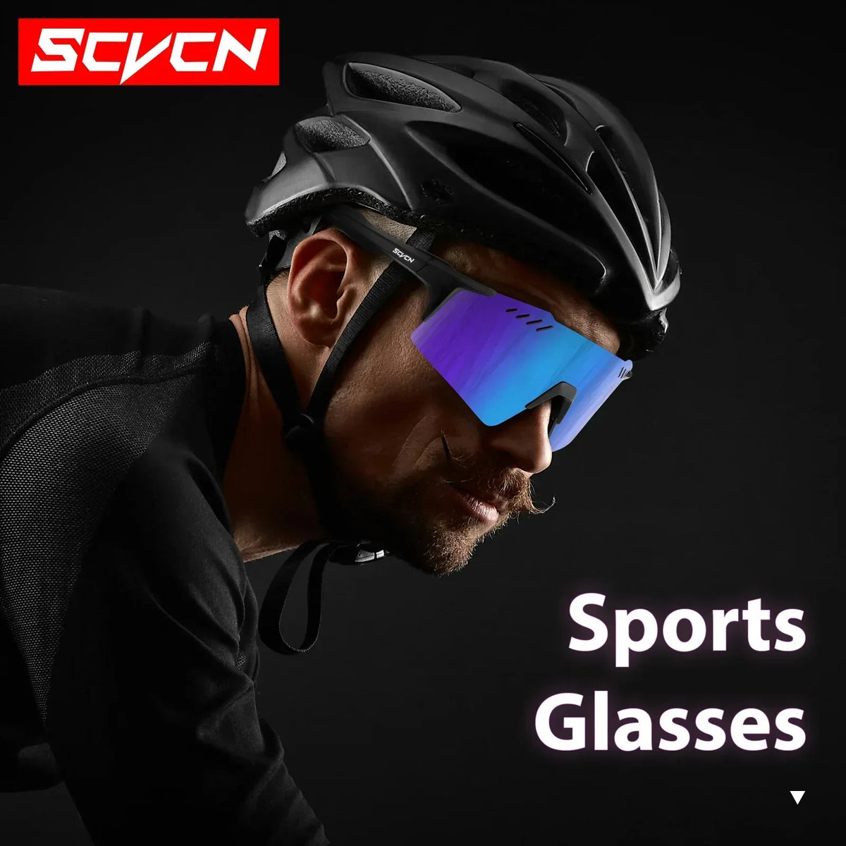 SCVCN Photochromic Sunglasses Mountain Cycling Glasses Outdoor Sports Running Drving Goggles UV400 Men Women Bicycle Eyewear
