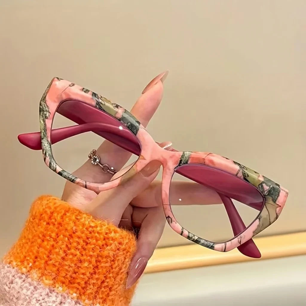 Women's Retro Cat Eye Reading Glasses with Anti Blue Light, Daily Casual and Fashionable Matching
