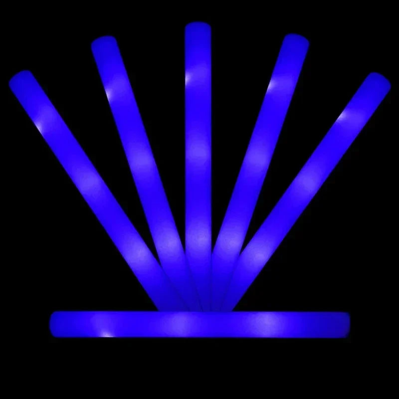 40 PCS LED Light Up Foam Sticks Sponge Luminous Stick Night Light Glow Party Supplies for Wedding Birthday Raves Concert