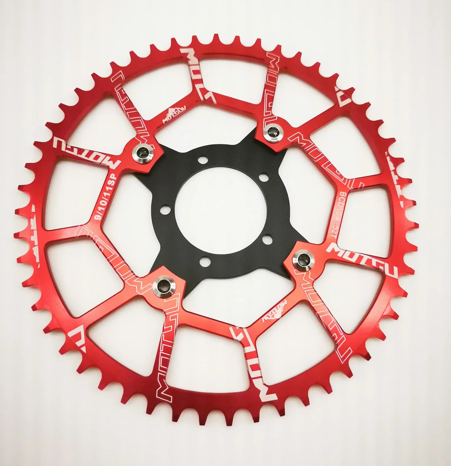 ALLTOO Bike Part Bicycle Crankset Bafang 104BCD Motor Aluminum Alloy Chainring Mid Drive Adapter For Electric E-bike 32T-52T