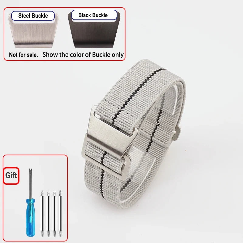 COROS PACE & APEX Elastic Nylon Parachute Band, Hook Clasp