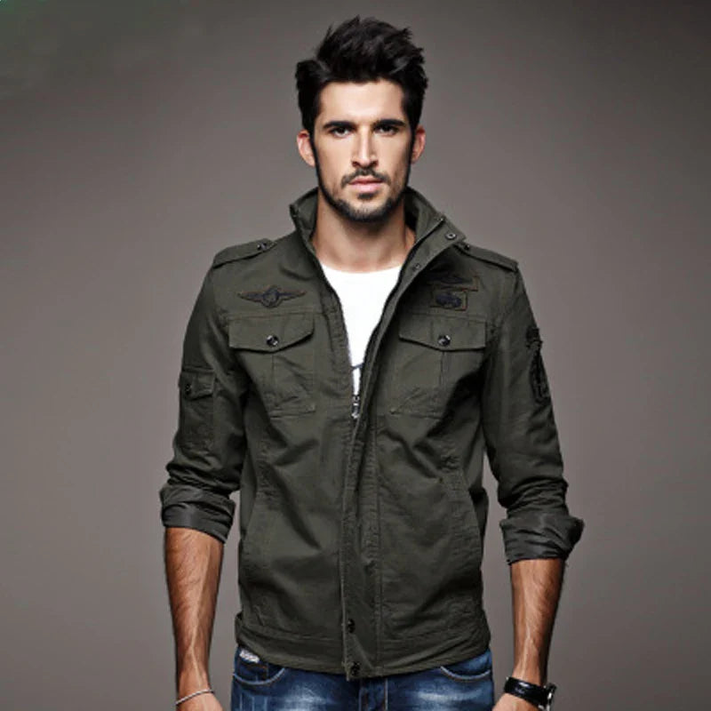 Casual Plus Military Jacket