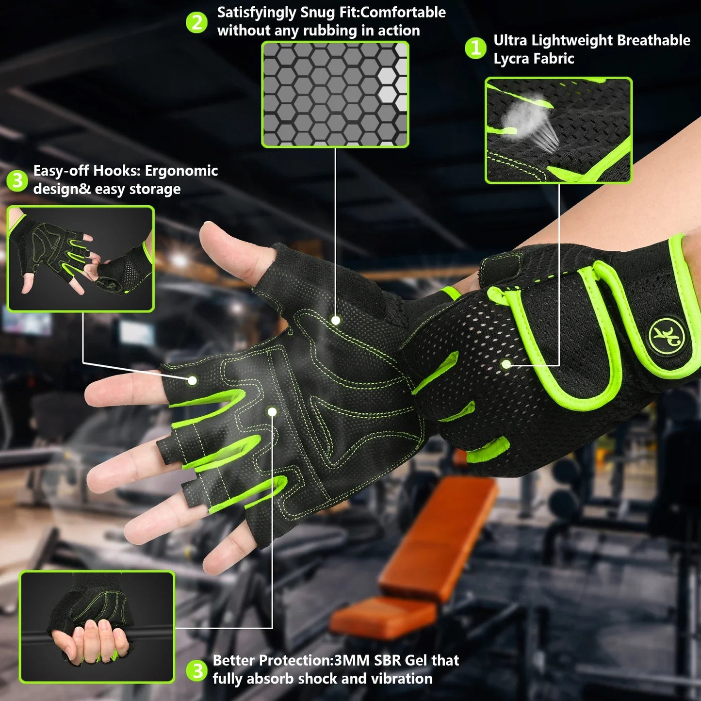 Gym Gloves for Men Women