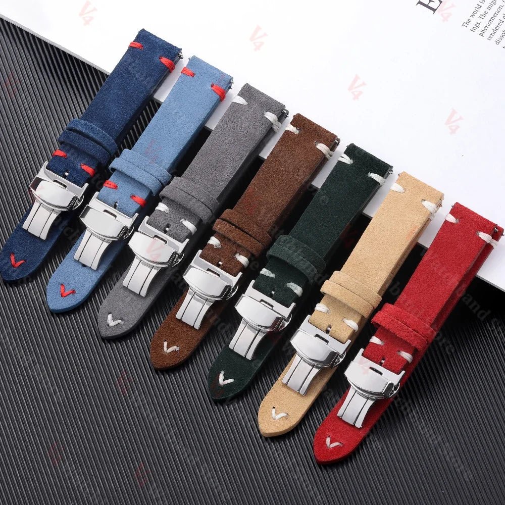 OnePlus Watch Stitched Suede Band with Butterfly Clasp