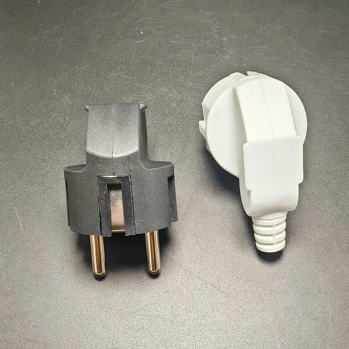 3 Pcs 4.8mm EU Schuko, Replaceable & Rewireable 250V 16A IP44 Socket Connector For Power Extension Cable