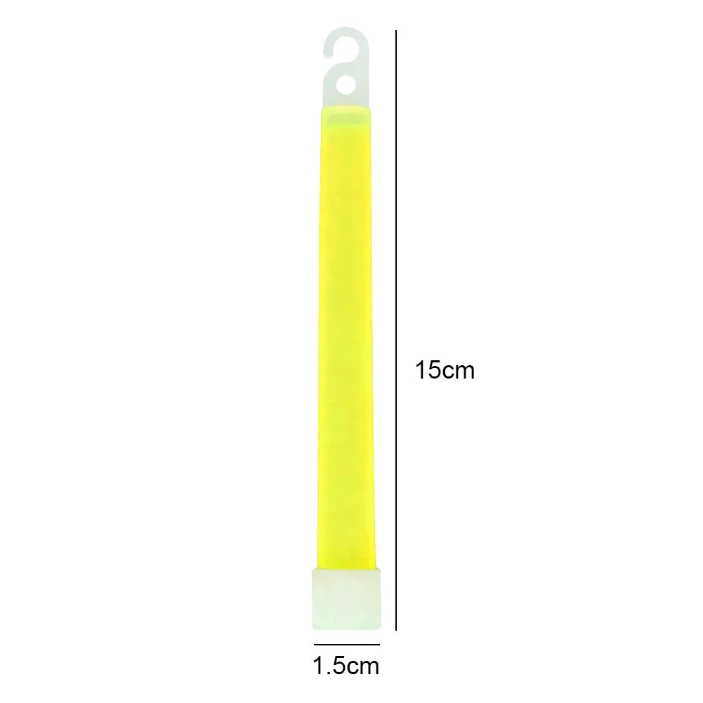 1/5/10PCS Fluorescence Glow Stick Military Glow Light Sticks with Hook Outdoor Emergency Glow In The Dark Party Light Sticks