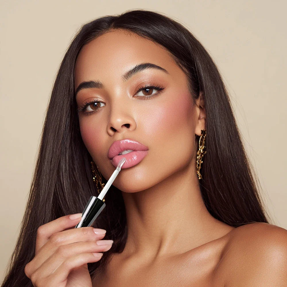 Lakerain Instant Lip Plumper Gloss Oil Lip Long-Lasting Moisturizer Volume Boosting Lip Oil Volumizing & Hydrating Non-Dry Plump