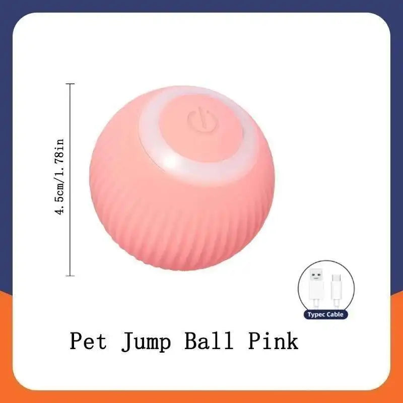 Smart Dog Toy Ball Electronic Interactive Pet Toy Moving Ball USB Automatic Moving Jumping Bouncing Toy Ball Puppy Cat Product