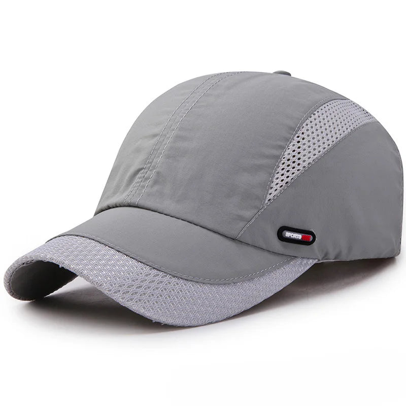Gorra de béisbol versátil para ropa deportiva