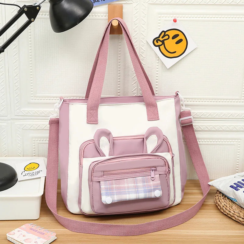 Bolso de hombro con orejas de conejo