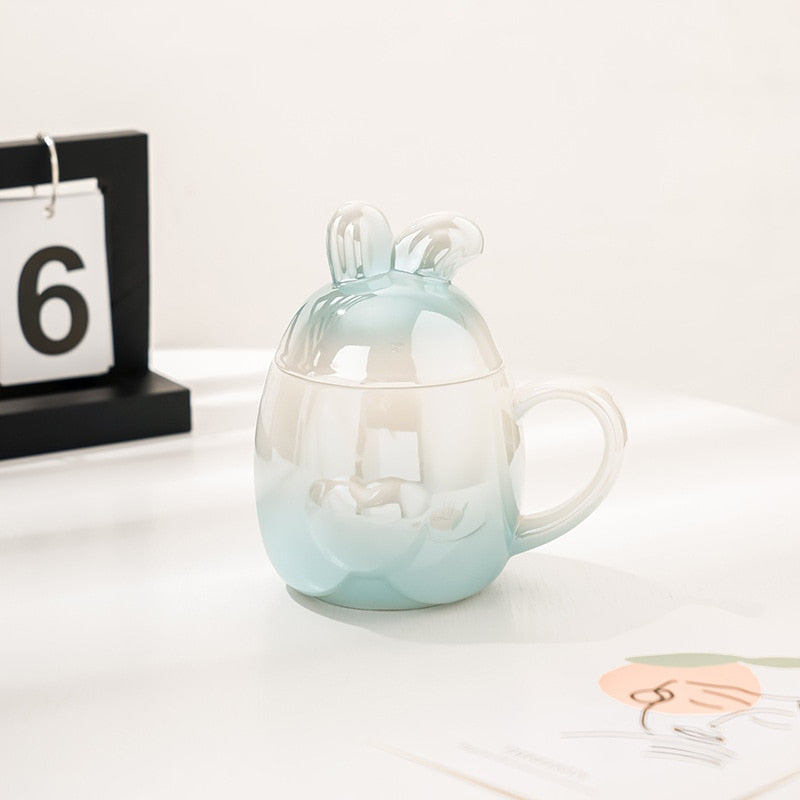 Taza de cerámica Conejito Brillante
